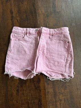 Old Navy Light Pink Denim Cutoff Shorts